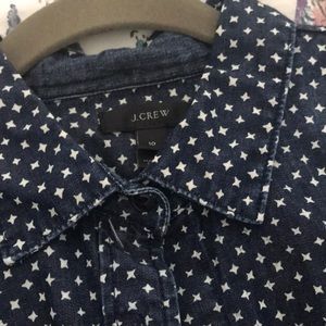 Long sleeve denim J Crew shirt